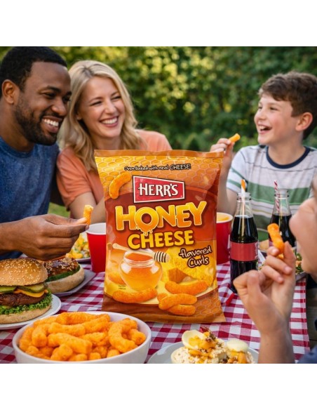 Rizos de queso y miel Herr's 28 g