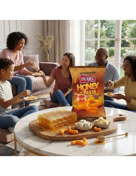 Rizos de queso y miel Herr's 28 g