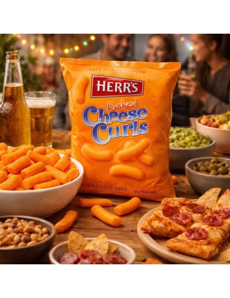 Herr's Baked Cheese Curls 113g