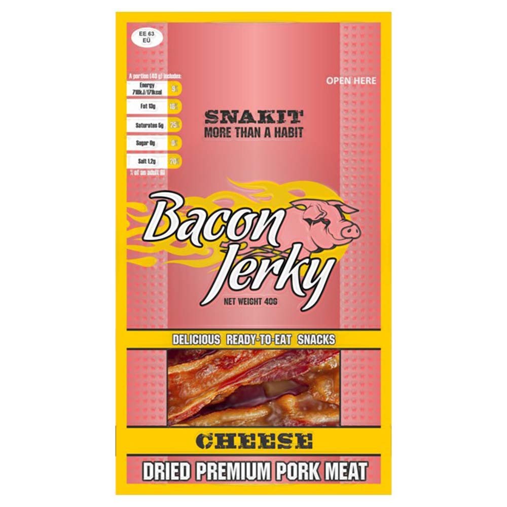Snakit Bacon Jerky Cheese