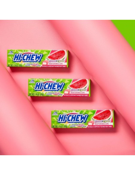 Sandía Hi-Chew : Caramelo de sandía suave | Pop's America