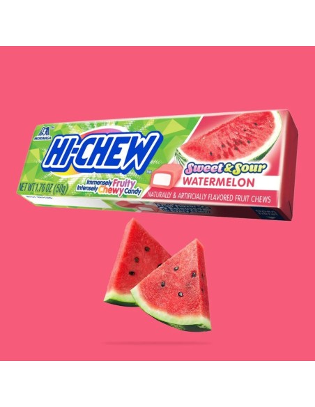 Sandía Hi-Chew : Caramelo de sandía suave | Pop's America