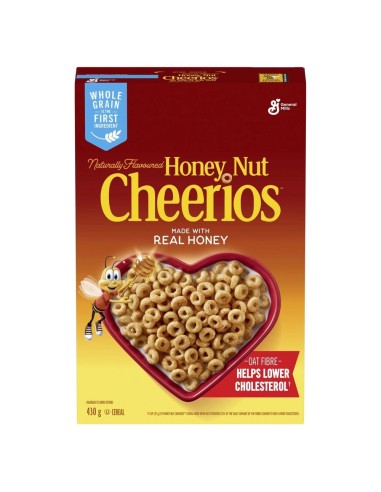 Cheerios con miel y nueces