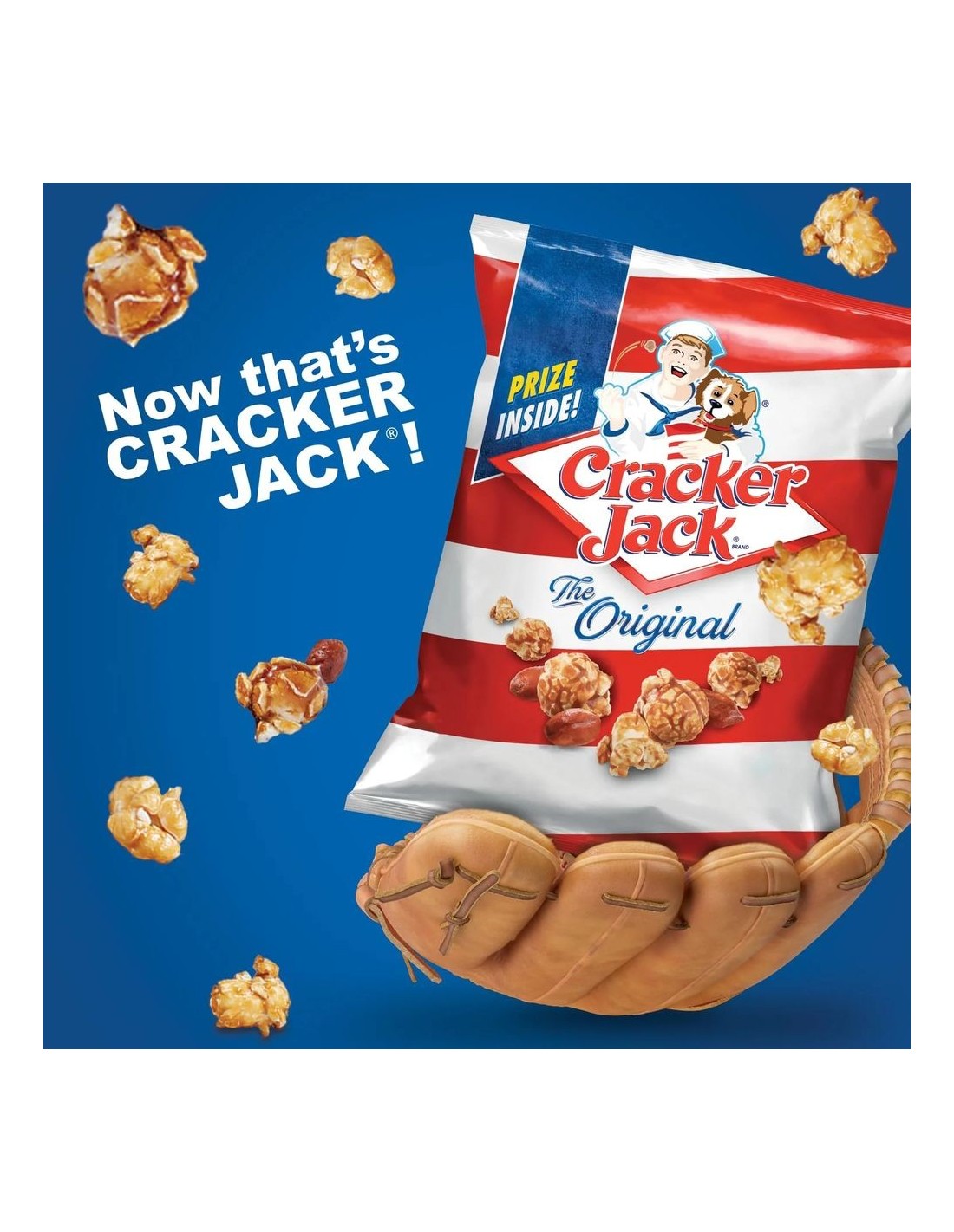 Cracker Jack The Original – Popcorn Caramel Cacahuètes USA Classique ...
