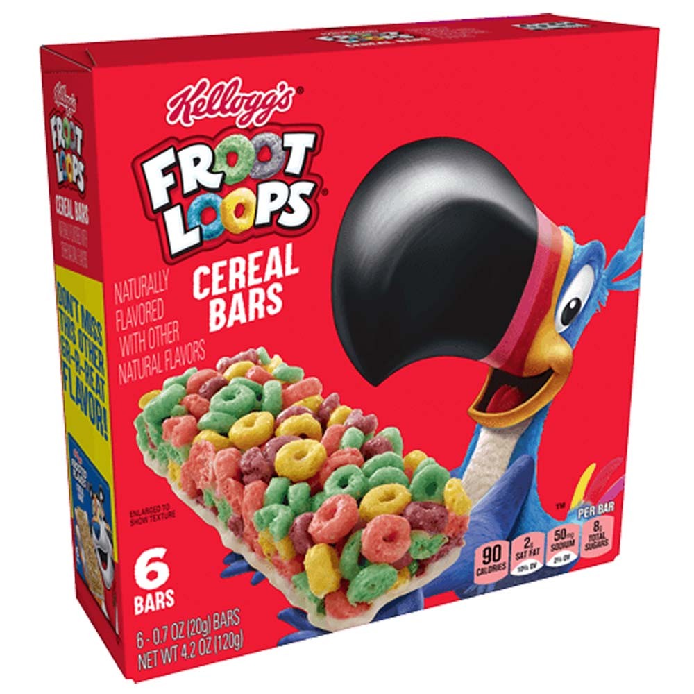 Comprar barras de cereales Froot Loops de Kellogg's - Pop's America Grocery