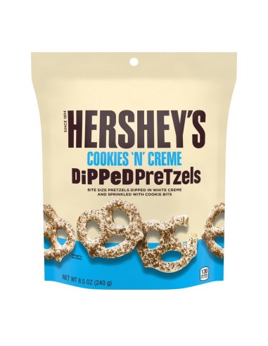 Hershey's Dipped Pretzels Cookies 'N' Creme 240g