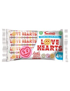 Swizzels Love Hearts x4 rollos