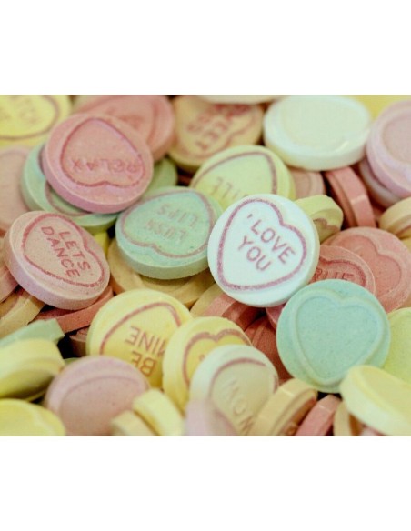 Swizzels Love Hearts x4 rotoli