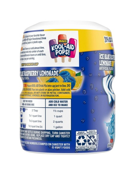 Miscela per bevande Kool-Aid Ice Blue Raspberry Lemonade