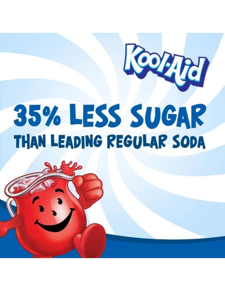 Mezcla de bebida Kool-Aid Limonada de frambuesa azul helada