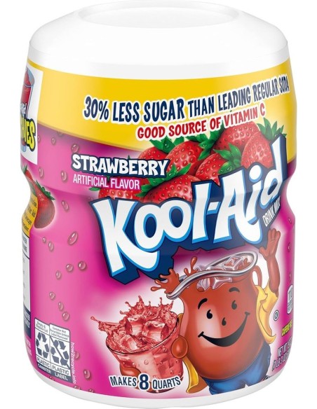Mezcla de bebida Kool-Aid de fresa