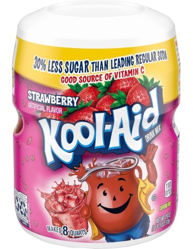 Mezcla de bebida Kool-Aid de fresa