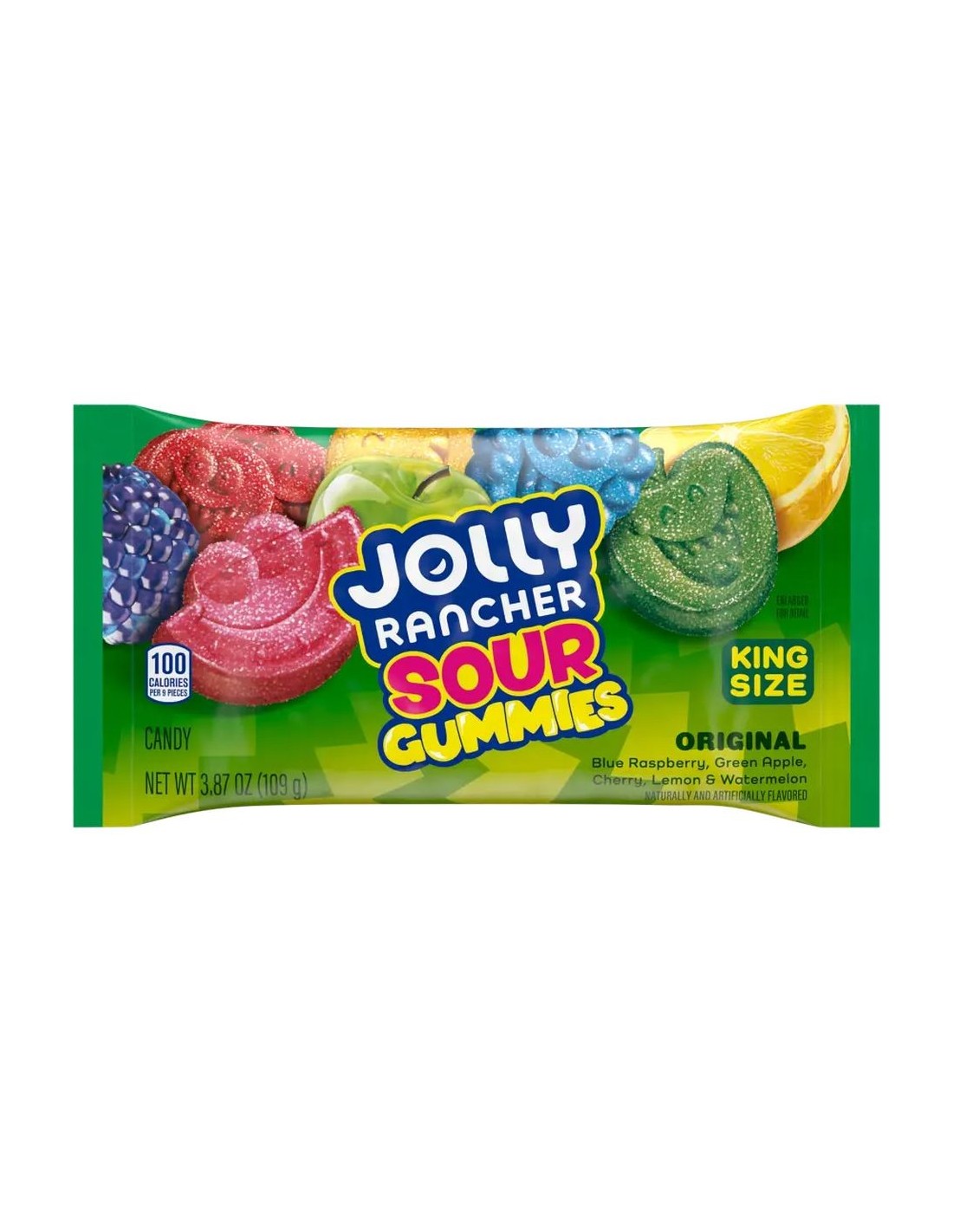 Gomitas Jolly Rancher Sours King Size - Caramelos ácidos | Pop's America