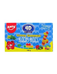 Blocchi gommosi Amos 4D