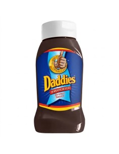 Salsa marrón para papás exprimible