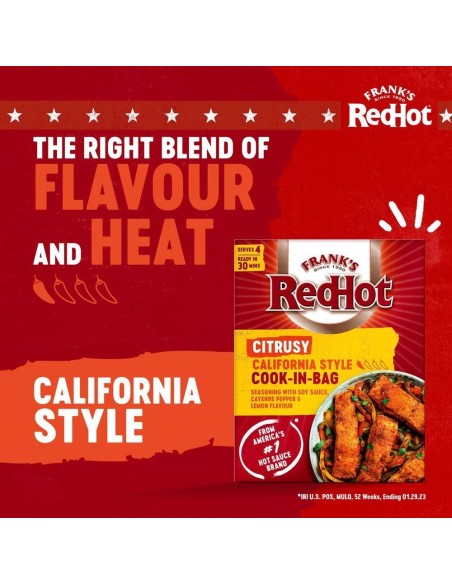 Frank's RedHot Citrusy California Style Cook-In-Bag