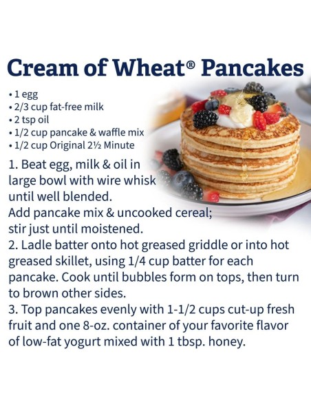 Cereal caliente original Cream of Wheat de 2½ minutos