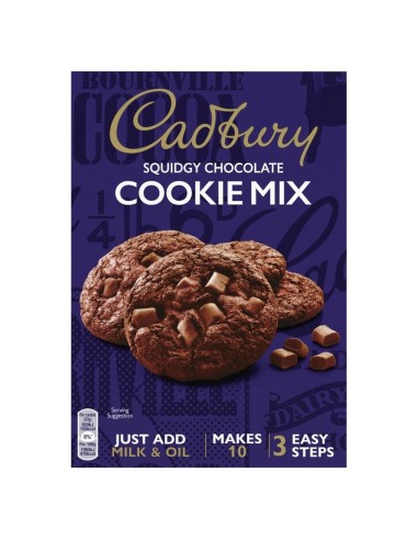 Mezcla para galletas de chocolate Cadbury Squidgy