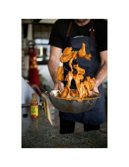 Alitas Slap Ya Mama con salsa búfalo