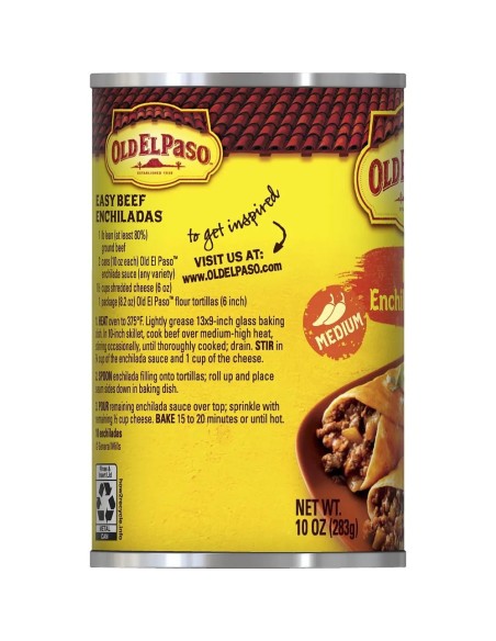 Salsa de Enchilada Roja Old El Paso Mediana
