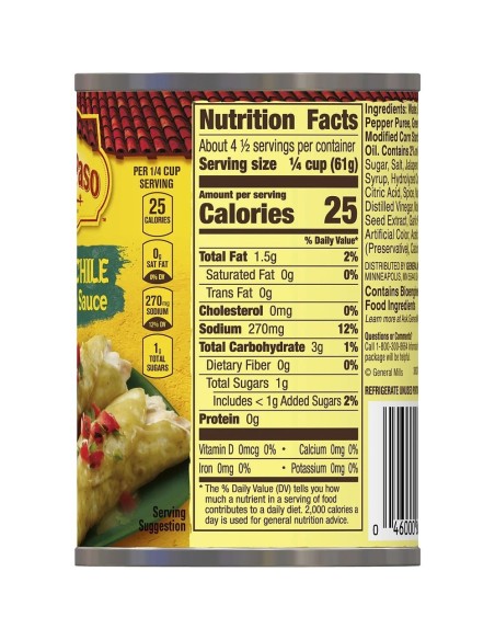 Salsa De Enchilada De Chile Verde Old El Paso Suave