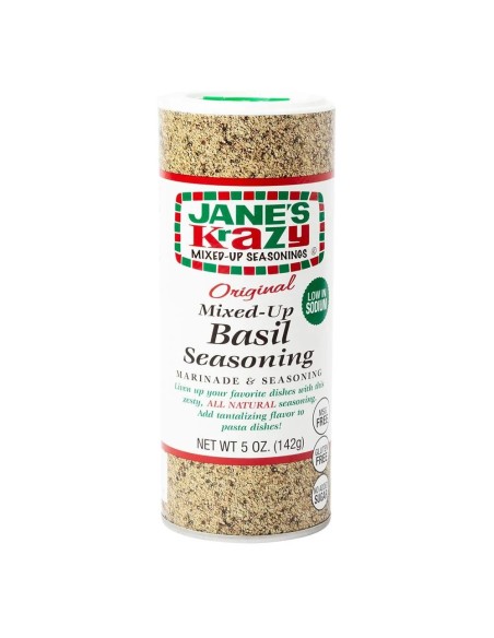 Jane's Krazy Original Mixed-Up Basil Marinade & Seasoning