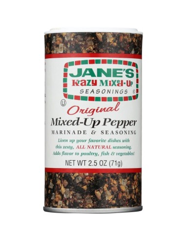 Marinata e condimento originali al pepe misto di Jane's Krazy
