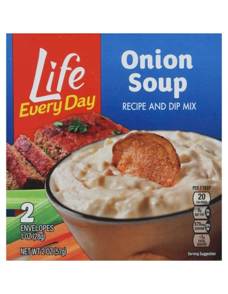 Receta de sopa de cebolla y salsa para mojar de Life Every Day