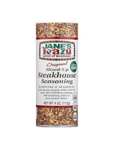 Marinada y condimento original para carne mixta de Jane's Krazy