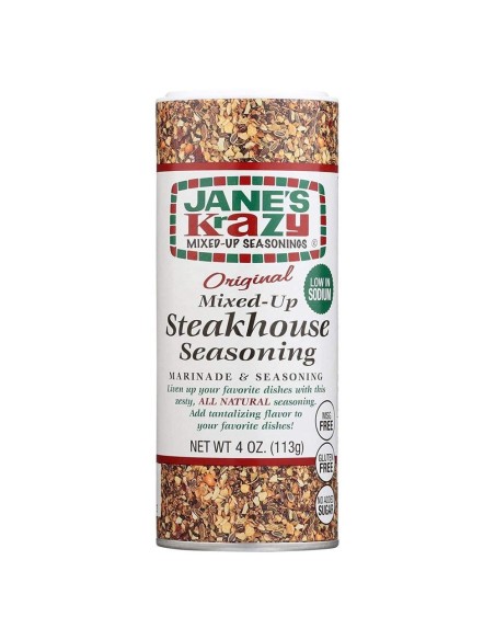 Marinada y condimento original para carne mixta de Jane's Krazy