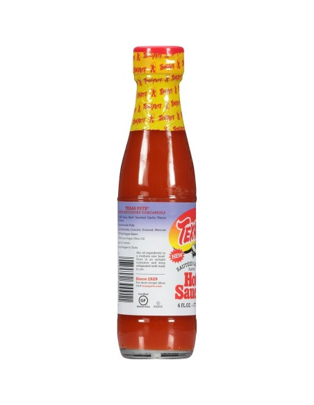 Salsa picante de ajo salteado Texas Pete