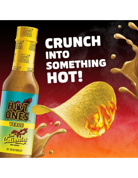 Pringles Hot Ones Los Calientes Green