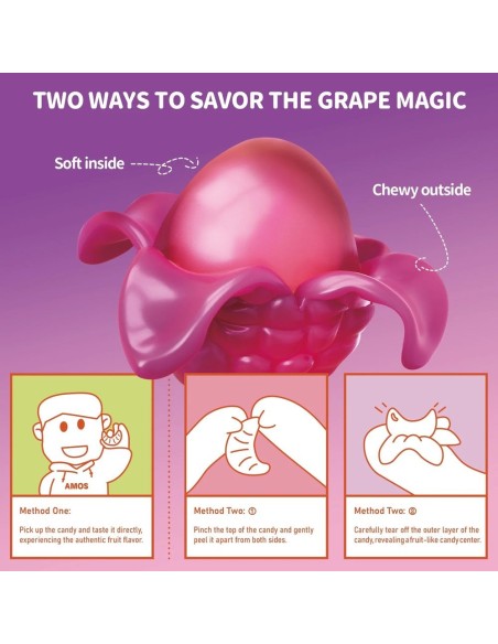 Amos Peelerz Gummy Grape