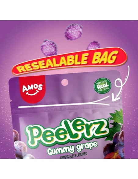 Amos Peelerz Gummy Grape