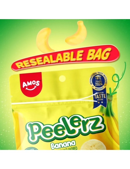 Amos Peelerz Caramelle gommose alla banana 120 g
