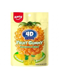 Amos 4D Fruit Gummy Pineapple Burst