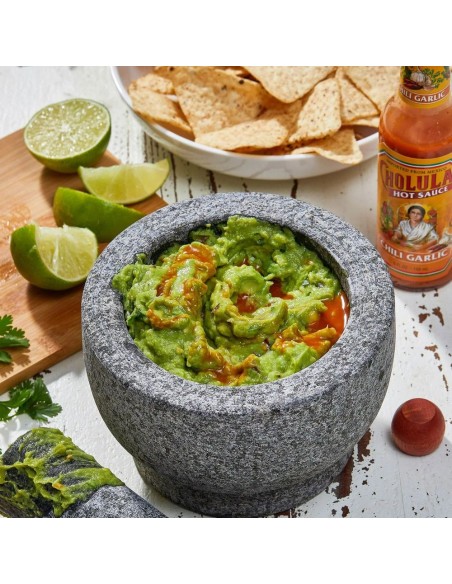 Salsa de ajo y chile picante Cholula