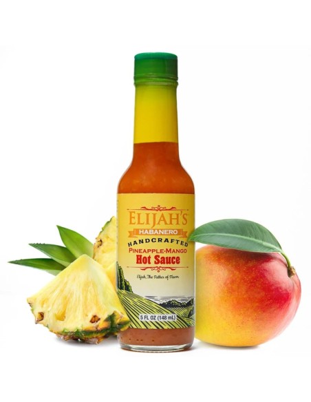 Salsa piccante all'ananas e mango Habanero di Elijah
