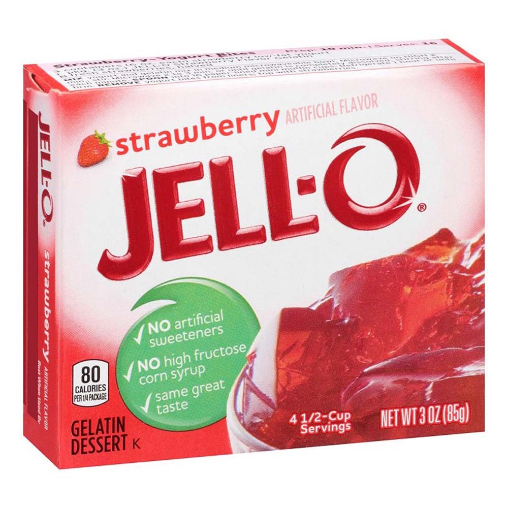 Gelatina de fresa Jell-O