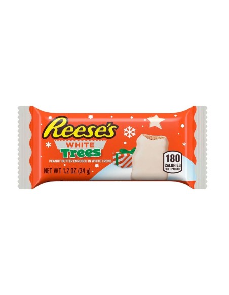 Árboles de chocolate blanco con mantequilla de cacahuete de Reese's (paquete de 6)