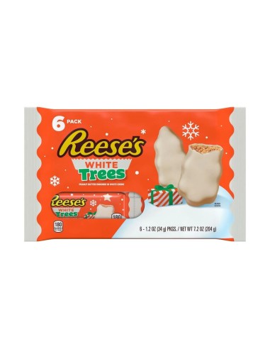 Reese's Peanut Butter White Chocolate Trees confezione da 6