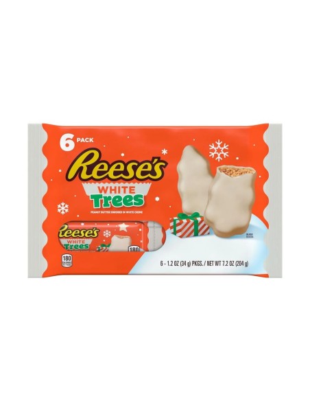 Reese's Peanut Butter White Chocolate Trees 6 Pack