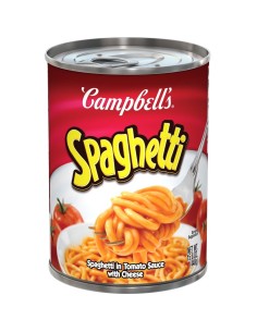 Espaguetis Campbell's en salsa de tomate con queso
