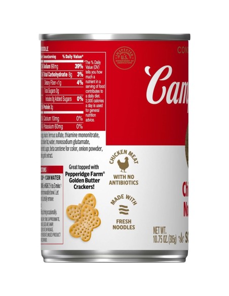 Sopa de fideos Campbell's