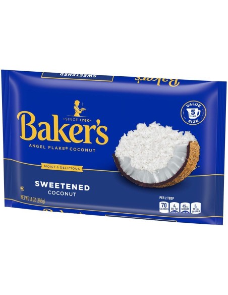 Cocco zuccherato in fiocchi Baker's Angel Flake 396g