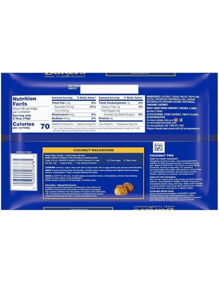 Baker's Angel Flake Sweetened Coconut 396g