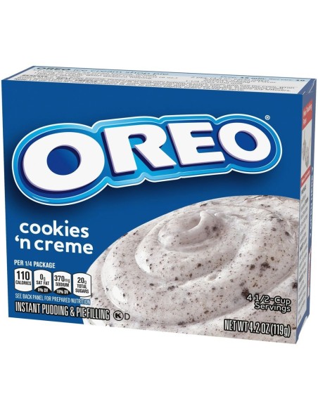Jell-O Instant Pudding & Pie Filling Oreo Cookies 'n Cream