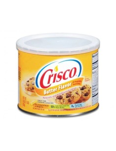 Manteca vegetal Crisco sabor mantequilla