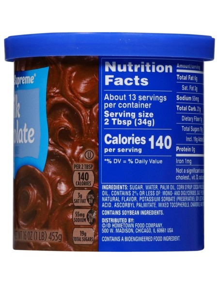Pillsbury Creamy Supreme Frosting Milk Chocolate