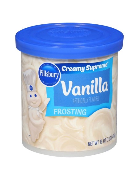 Glaseado cremoso supremo de vainilla de Pillsbury